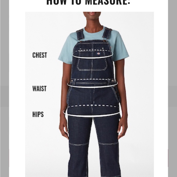 SOLD DICKIES Black denim overalls - Picture 5 of 5